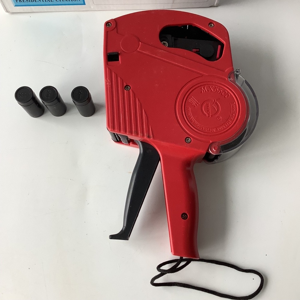 MX-5500 Price Tag Gun Label Marker -Handheld Stamping Machine w/Labels - Picture 3 of 9